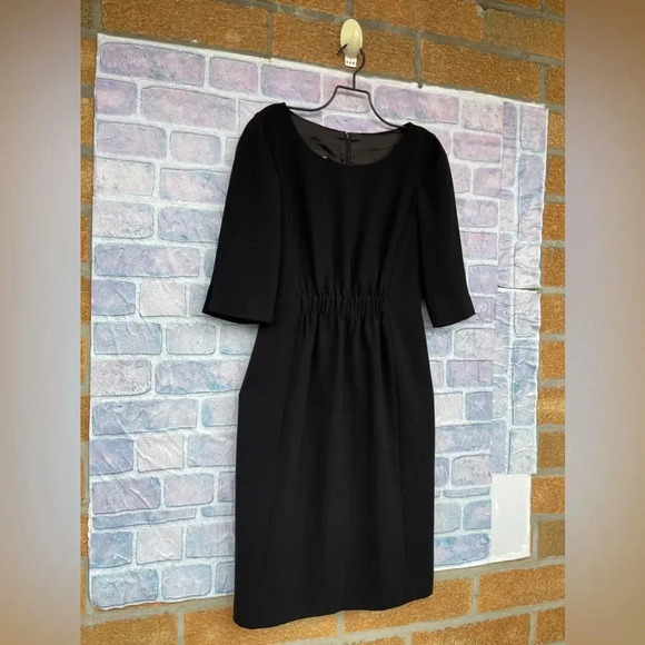 BOUTIQUE MOSCHINO Crepe knee length dress size 6 - Picture 3 of 15